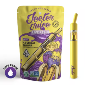 Jeeter Juice Live Resin Disposable Straw | Ice Cream Banana